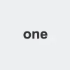 One